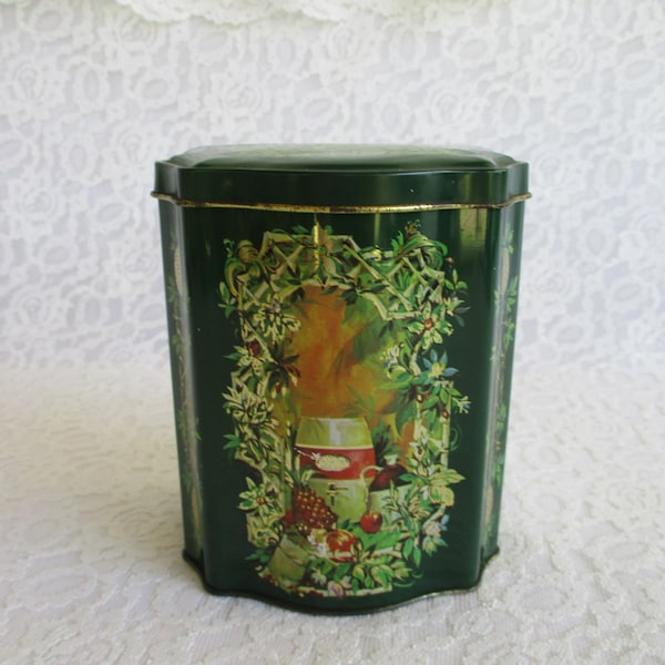 Vintage 1981 Avon Christmas Tin