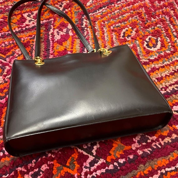 Karl Lagerfeld Paris- Large handbag in smooth mat… - image 9