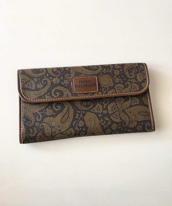 PIERRE BALMAIN-grande portafoglio di viaggi O no Può anche | Etsy Italia
