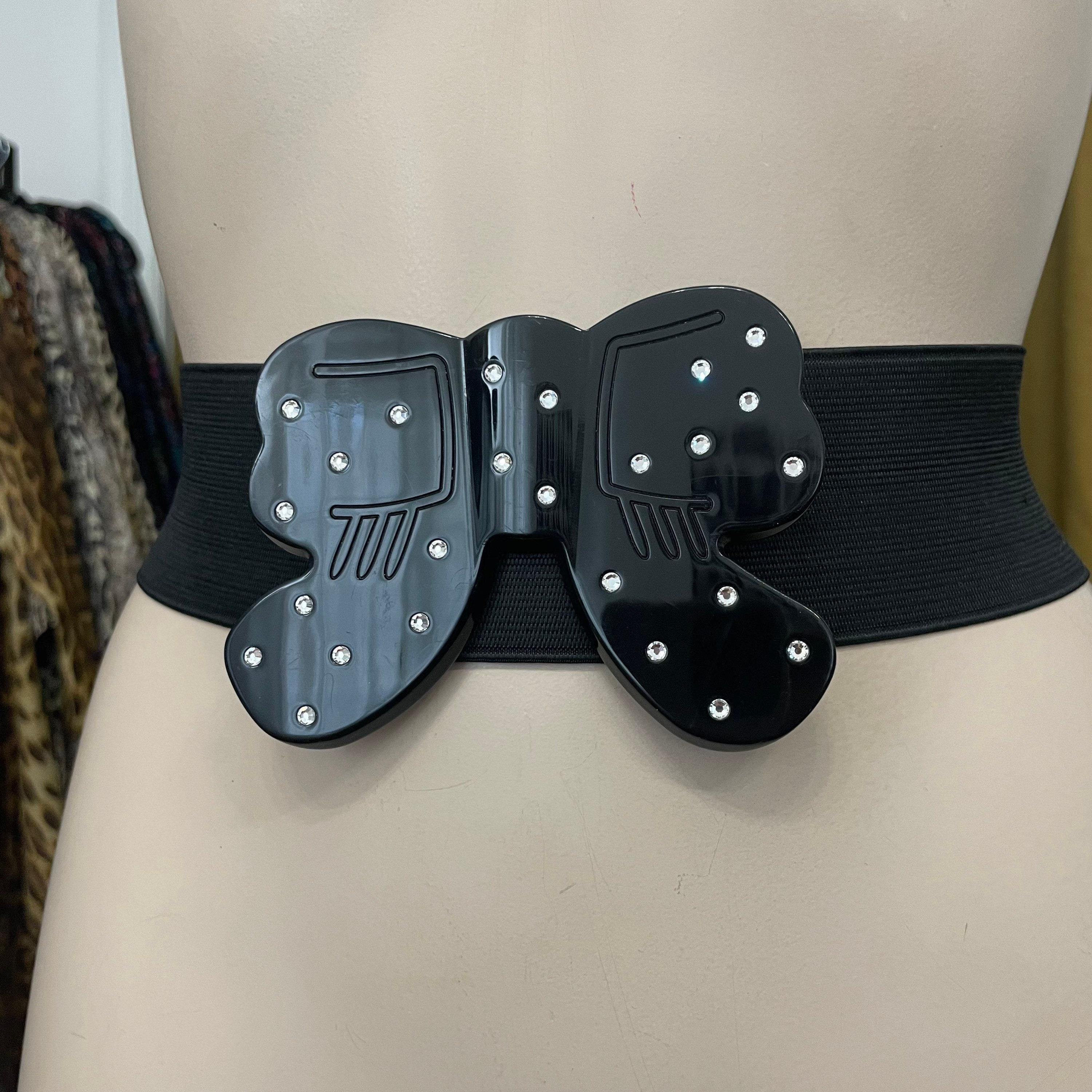 Sonia Rykiel Paris- Wide Belt, Elasticated High Waist 