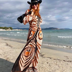 Roberto Cavalli Kaftan - Etsy