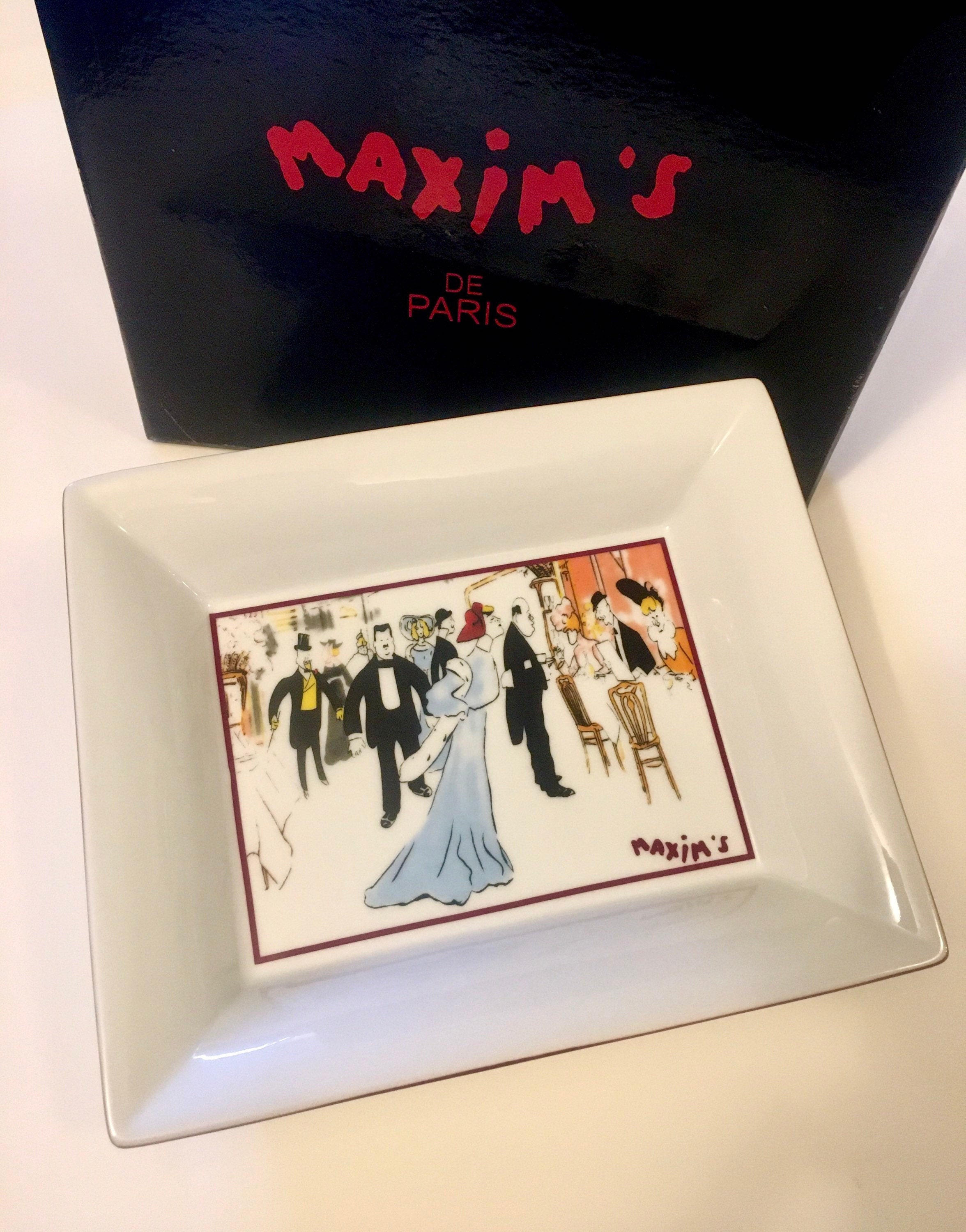 1990's de Paris - Grand Vide-Poche, Coupe à Bijoux, Plat Apéritif - Souvenir Du Fameux Restaurant Pa