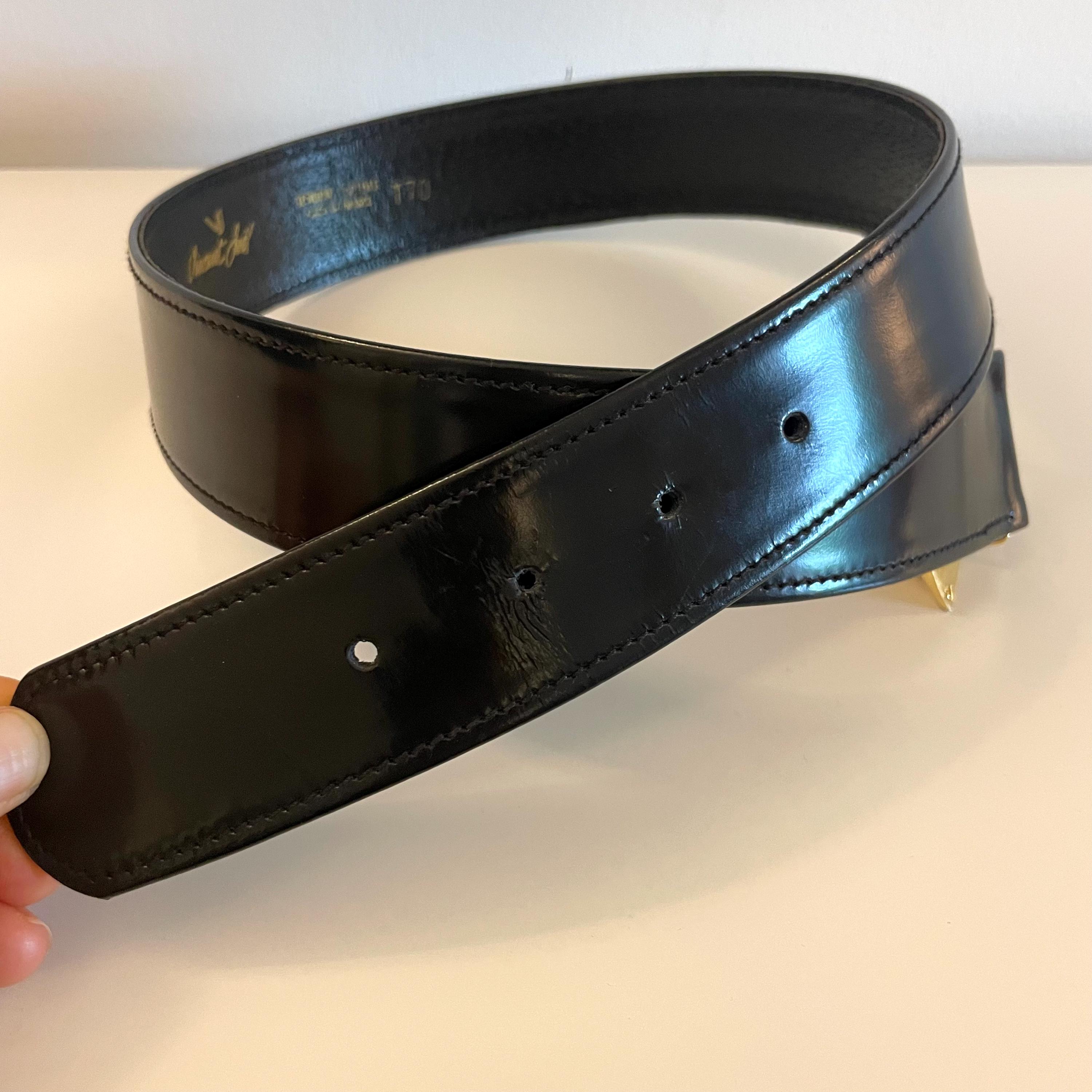 Vintage SEPCOEUR Paris Jeweled Heart Belt Made In France Vincent Joël Paris 1980 main image 2