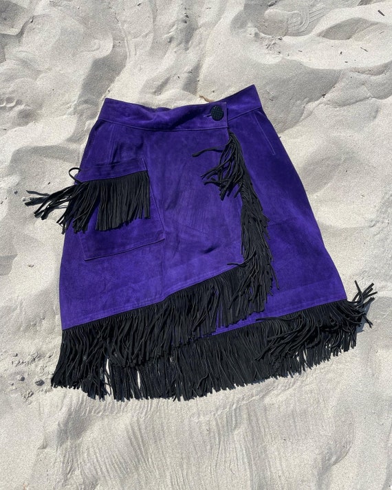 Jupe croute de cuir sale