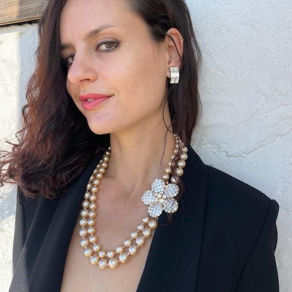 Collier Double Rang De Perles Vintage - Sans Marque - Neuf Sans Emballage
