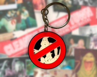 Cleanin' Up The Town: Remembering Ghostbusters Metal Keychain