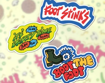 Boot the Foot Sticker Pack