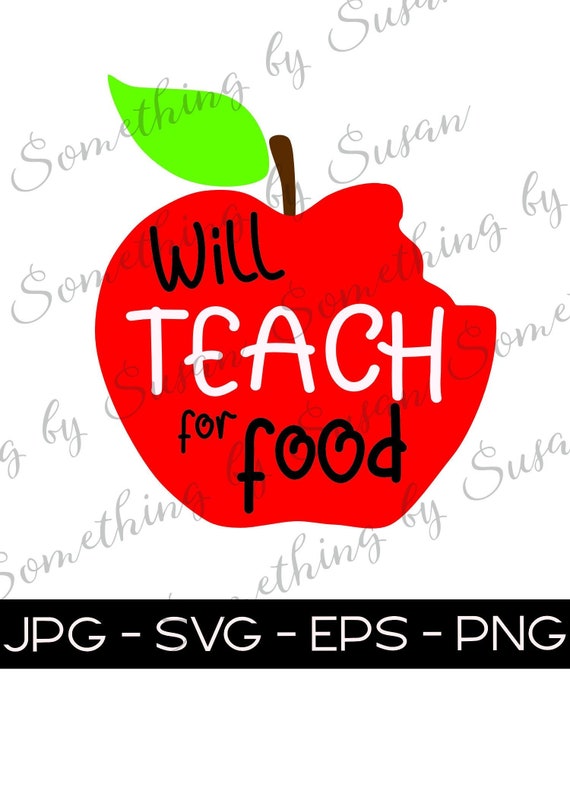 Image result for will teach for food