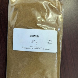 Fresh Cumin Powder Ground in Canada 100g - Cooking - Rich Flavor - Perfect for Seasoning, Pure Cumin Powder, 100% Natural Ingredients