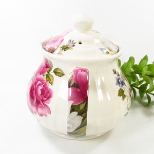 Vintage Sadler Pink Floral Teapot, Made in England image 4