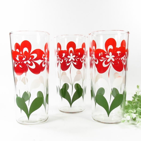 Flower Drinking Glasses - Etsy