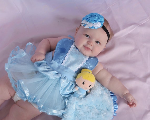Disfraz de bebé Cindrella, disfraz de princesa bebé, accesorio de