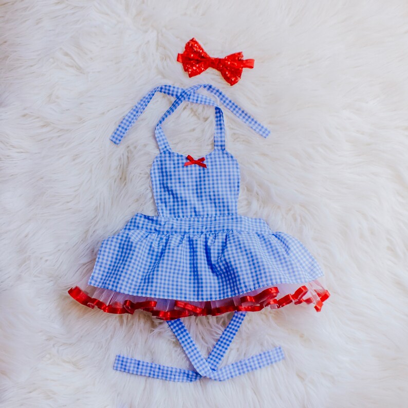 Dorothy Costume Apron for Baby Baby Halloween Costume Baby Etsy