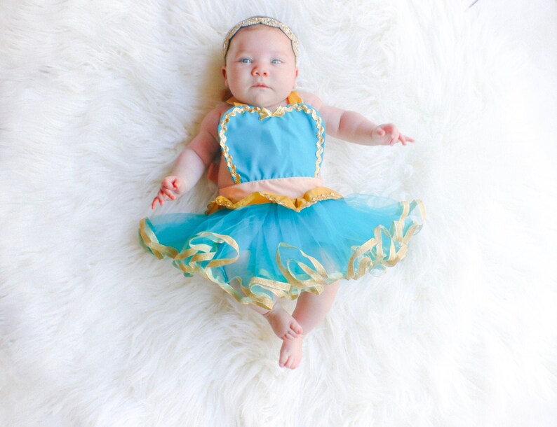 Jasmine Costume Baby Princess Costume Newborn Photo Prop Etsy