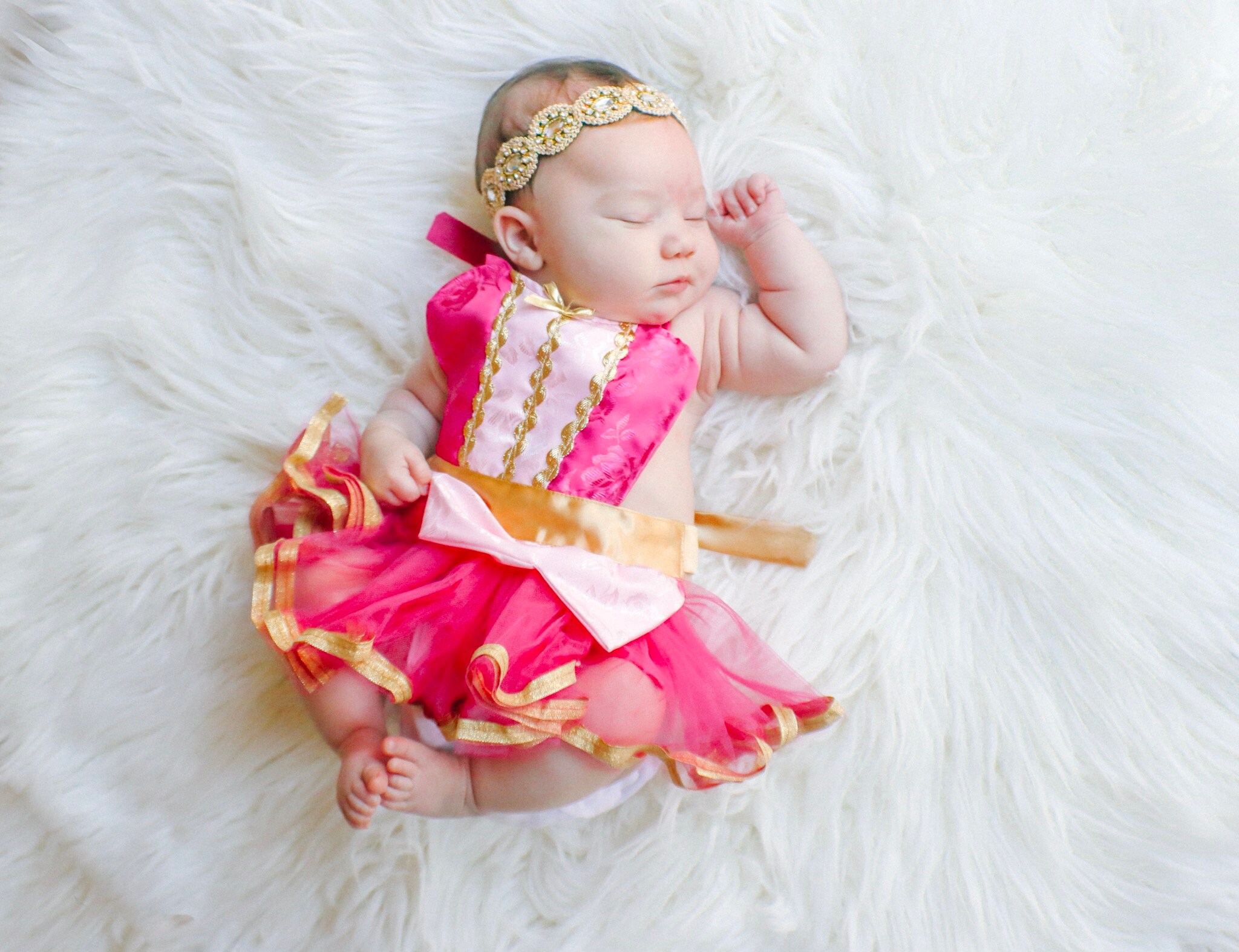 Disfraz de bebé Cindrella, disfraz de princesa bebé, accesorio de foto recién  nacido, regalo de ducha de bebé princesa, disfraz de Halloween de niña  bebé, niña recién nacida -  México