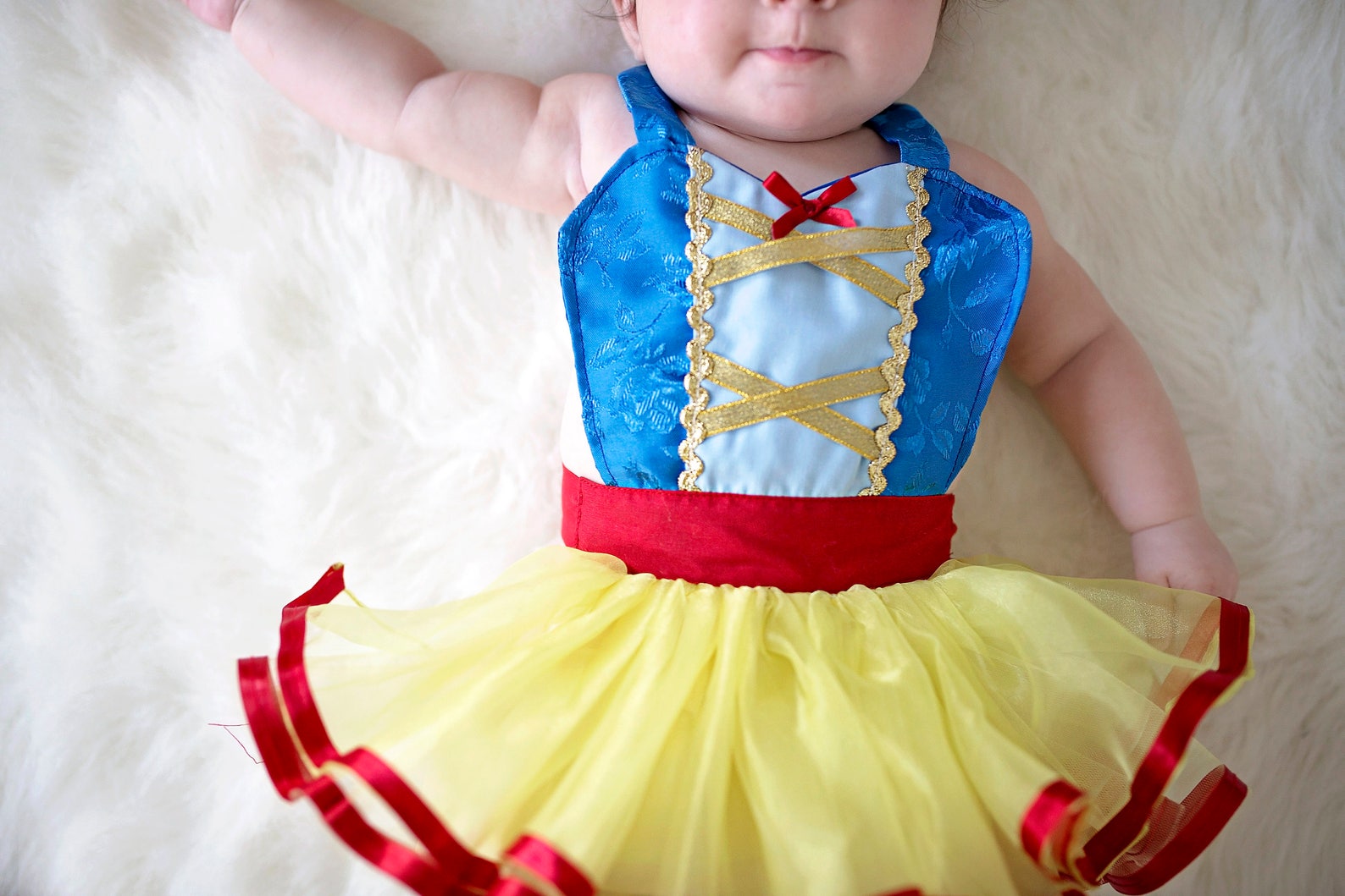 SNOW WHITE Costume Baby Snow White Dress Snow White Baby Etsy