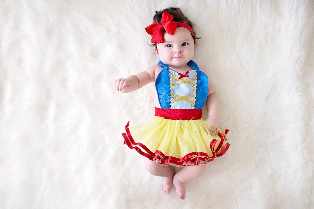 SNOW WHITE Costume Baby, Snow White Dress, Snow White Baby Costume