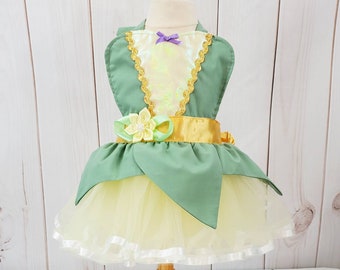 Baby Tiana costume Apron, Tiana baby outfit,  Tiana apron for cake smash