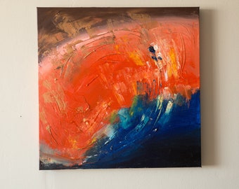 Passion of the Spring  - Original Painting - Modern Abstract Art - Gift- wall decor -Acrylic