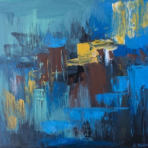 My way - Available Now - Ready to Ship - Original Painting - Modern Abstract Art