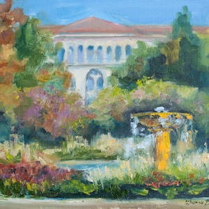 Washington Square Park- Fine Art PRINT, Oil Painting, Chicago Cityscape, Gift,  City Painting, souvenir, Chicago, the lake  Premium Giclee