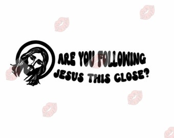 Jesus svg, Jesus geschnitten Datei. Jesus Autoaufkleber, Unangemessene svg, lustige svg, Follow Jesus svg, Follow Jesus Cut File, Offensive svg