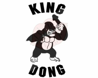 King Dong svg, King Dong Cut File, Dong svg, Dong Cut File, Penis svg, Penis Cut File, Adult svg, Adult Cut File, Inappropriate svg, svg