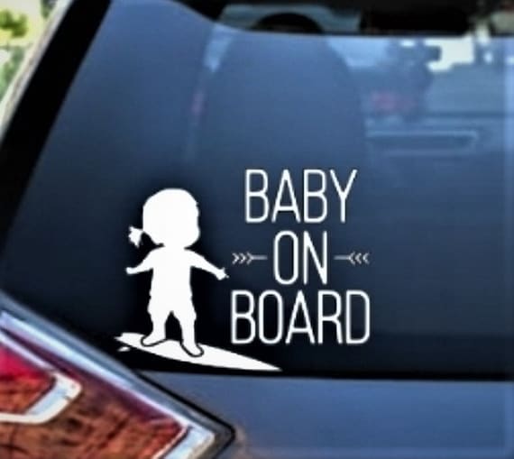 Surfing Baby On Board Aufkleber, Baby on Board Aufkleber, Baby On Board  Sticker, Lustige Aufkleber, Lustige Auto Aufkleber, Fensteraufkleber,  Lustige AutoAufkleber -  Schweiz