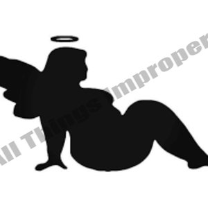 Fat Lady SVG, Funny SVG, Offensive SVG, Digital Download svg, Cricut Cut Files, Funny Cut File, Offensive Cut File, Angel svg, Chubby