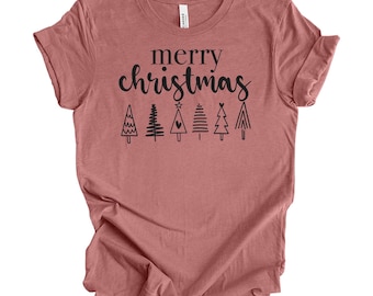 Camiseta de Feliz Navidad, Camiseta navideña, Camiseta con árbol de Navidad, Camiseta navideña bonita, Camiseta del día de Navidad, Camiseta navideña para profesores, Camiseta navideña