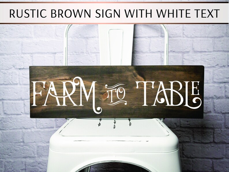 Farmers market sign Farmhouse kitchen sign Kitchen signs Farmhouse Kitchen decor Country kitchen wall decor Farm to table sign