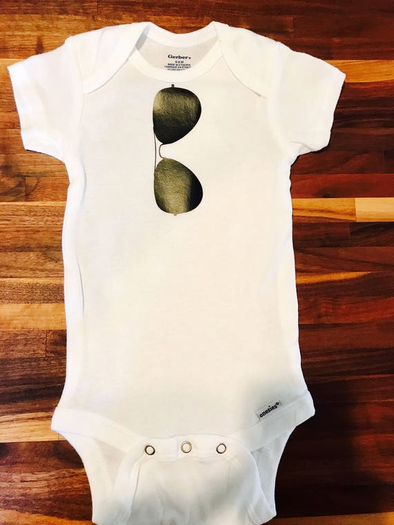 aviator sunglasses onesie