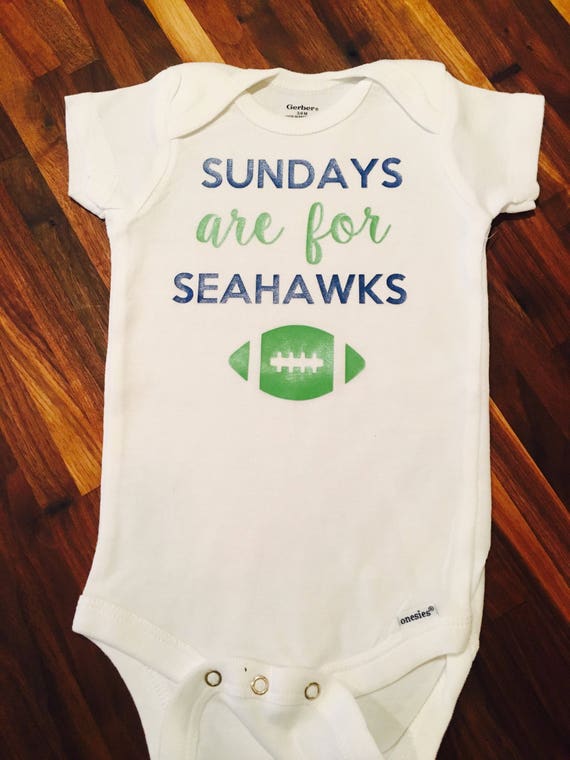 seahawks onesie baby