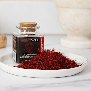 Afghan Saffron Threads, Fresh Super Negin Grade A, Directly Sourced From Farmers in Herat Afghanistan