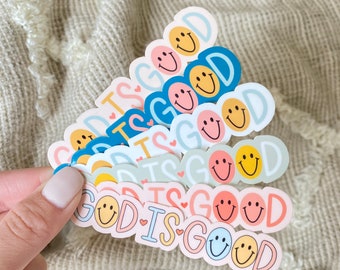 God Is Good Sticker • Die Cut Sticker • Laptop, Phone, Notebook Sticker • Christian Sticker