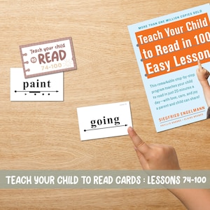 Apprenez à votre enfant à lire en 100 leçons faciles Flashcards : Leçons 74-100