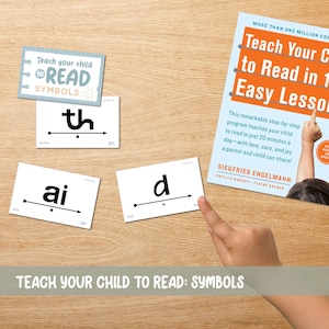 Apprenez à votre enfant à lire en 100 leçons faciles Flashcards : Symboles