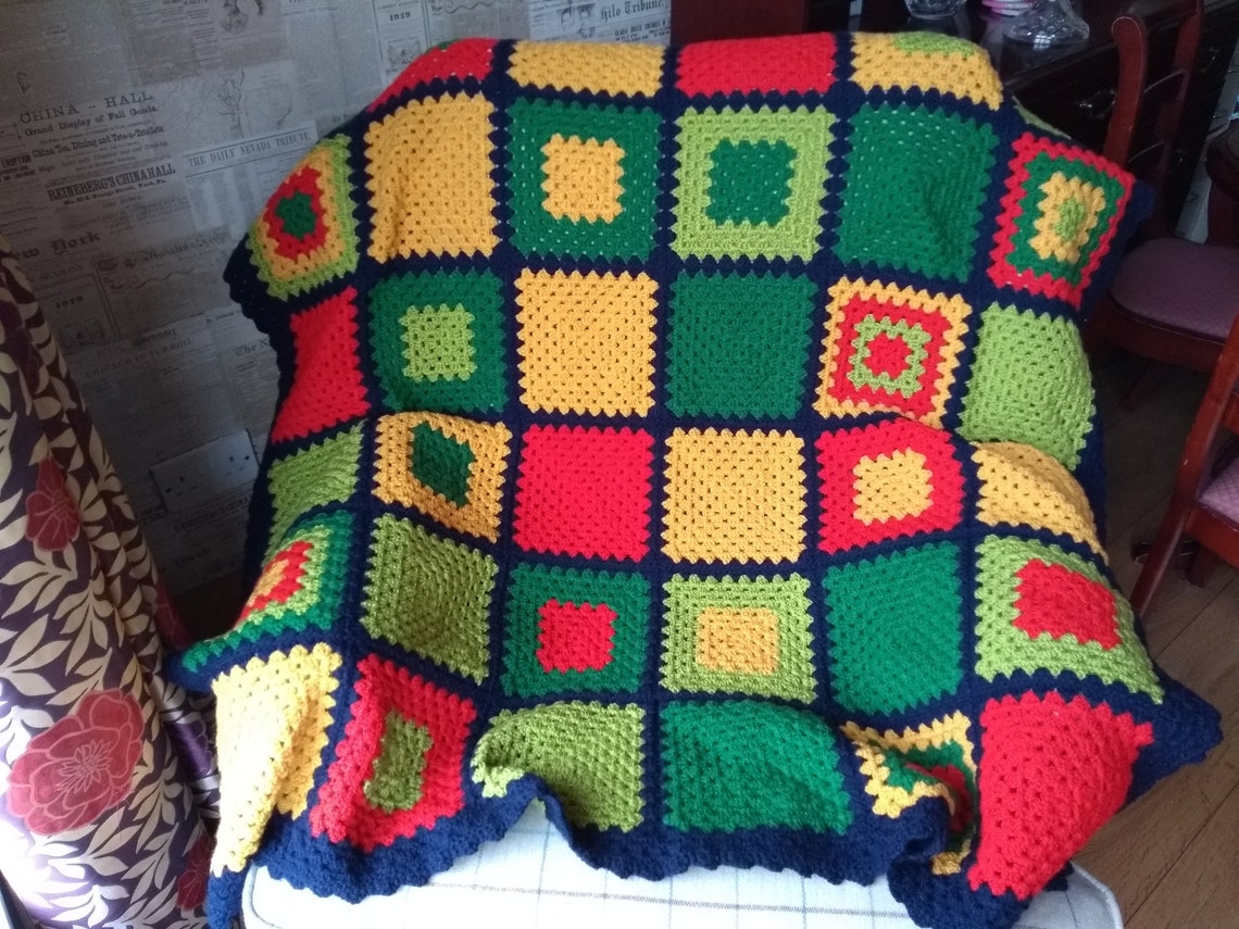 Unique Crochet Throw Etsy