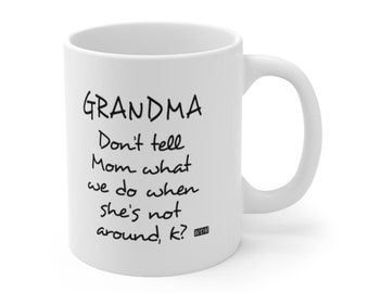 Grandma Gift Coffee Mug, Mother's Day Mug for Grandmothers, Gift for Her
