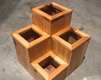 Multi-tiered garden box