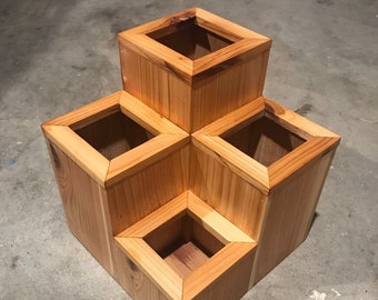 Multi-tiered garden box