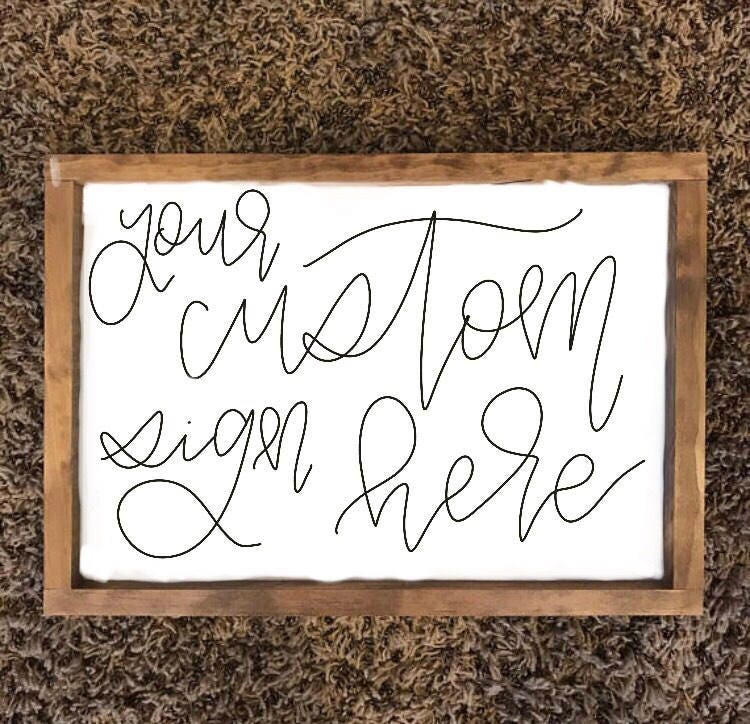 Custom Framed Canvas Print | Etsy