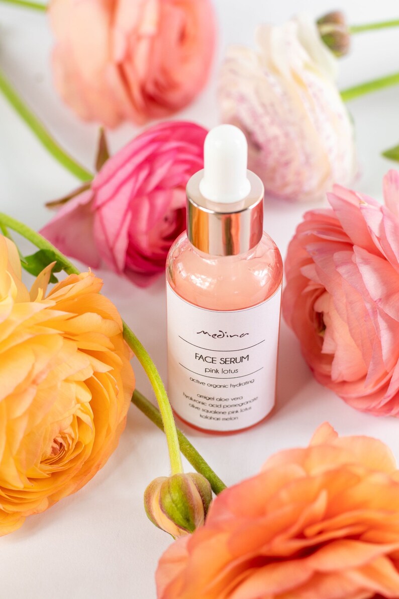 FACE SERUM Pink Lotus Etsy