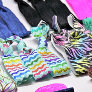 Elastic Hair Ties in Variety of Colors