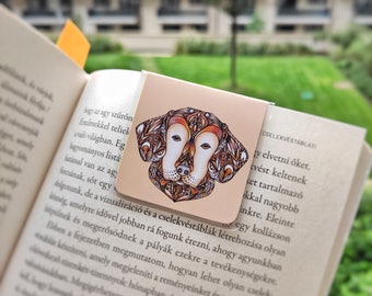 Puppy  daschund magnetic bookmark for reading for bookworms