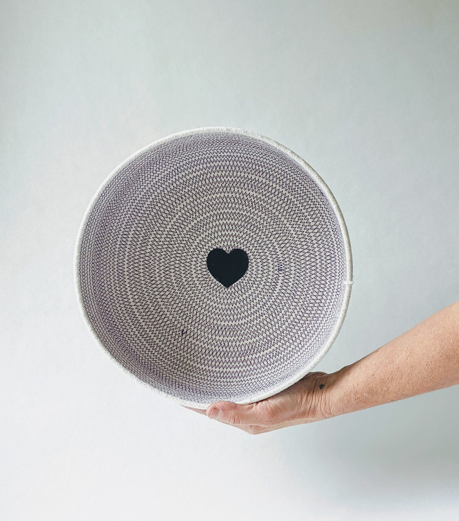 Catch All Rope Basket Loveline Baskets Made in Maine Etsy