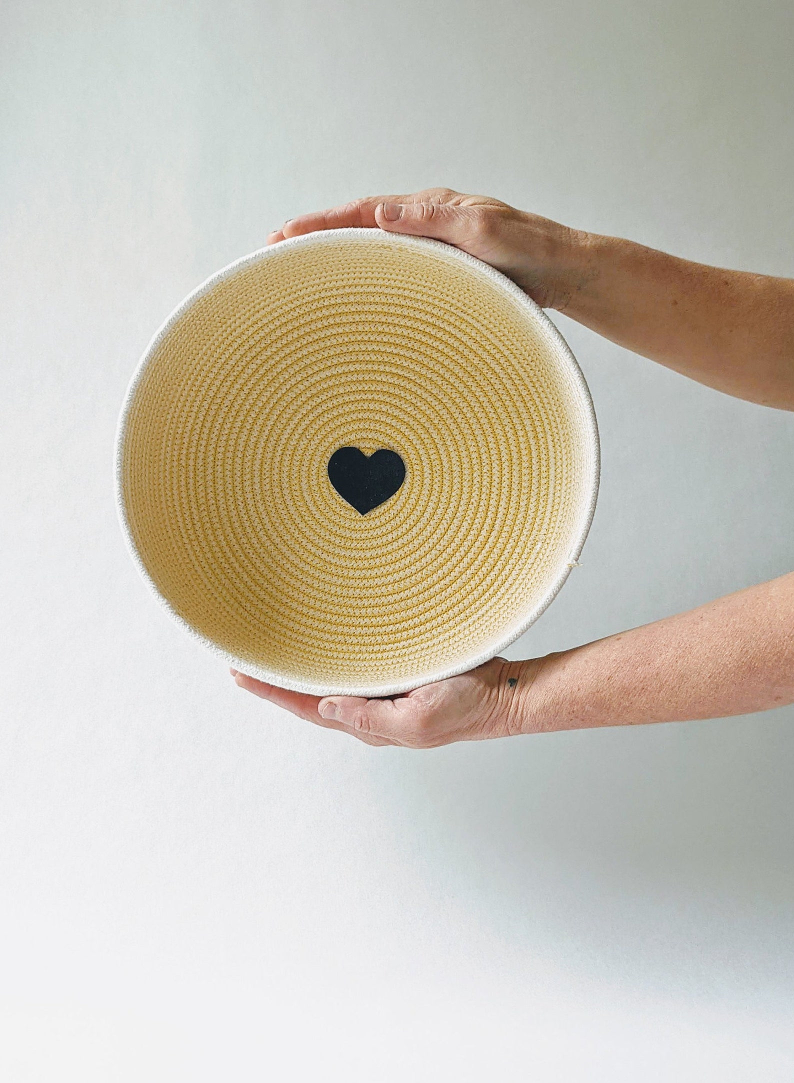 Catch All Rope Basket Loveline Baskets Made in Maine Etsy