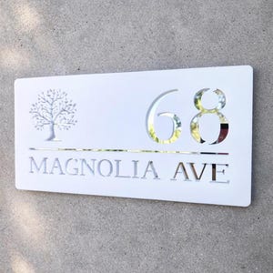 Address Sign | House Sign | Wall Art | Home Decor | Custom Signage
