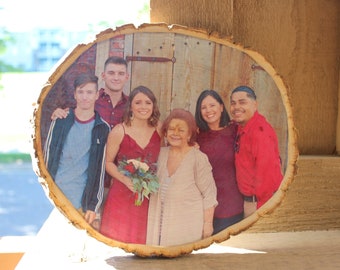 Photo on Wood • Picture on Wood • Wedding Gift • Anniversary Gift • Rustic Decor • Wall Decor • Personalized Gift • With Stand or Hanger
