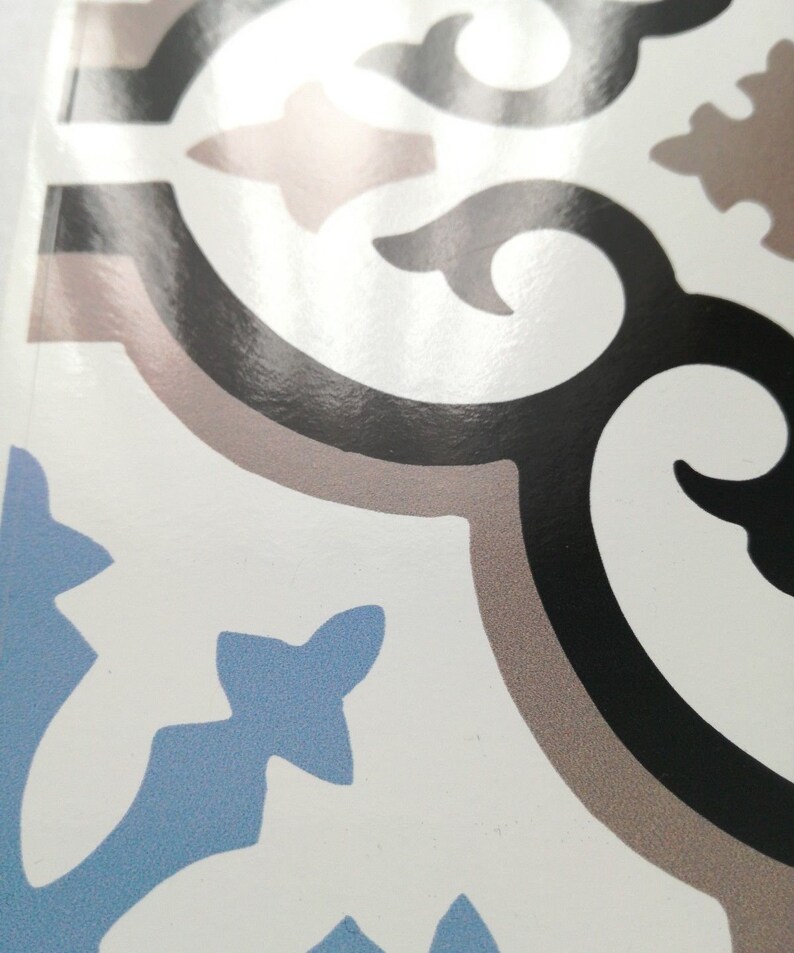 Sticker 15 X 15 Cm Vinyl Wall Sticker Cement Tile Style for Etsy